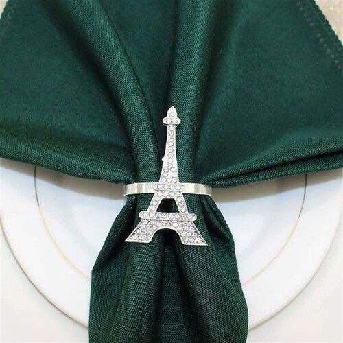 4 Pcs Napkin Buckles Ring Decorative Serviette Buckle