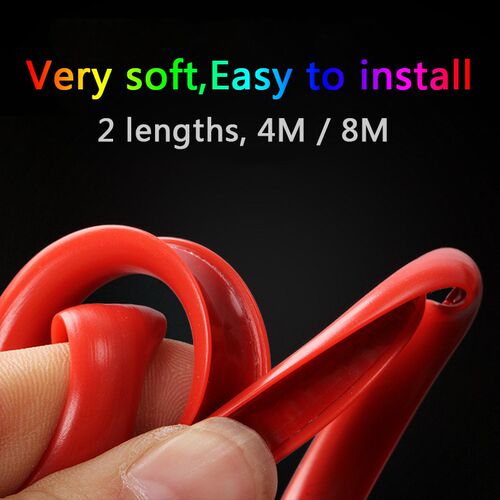 4M / 8M Car Rim Protect Strip Wheel Edge Protector bright Ma