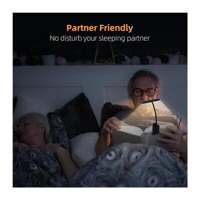 14Leds Book Light USB Rechargeable Reading Light Warm Cool W