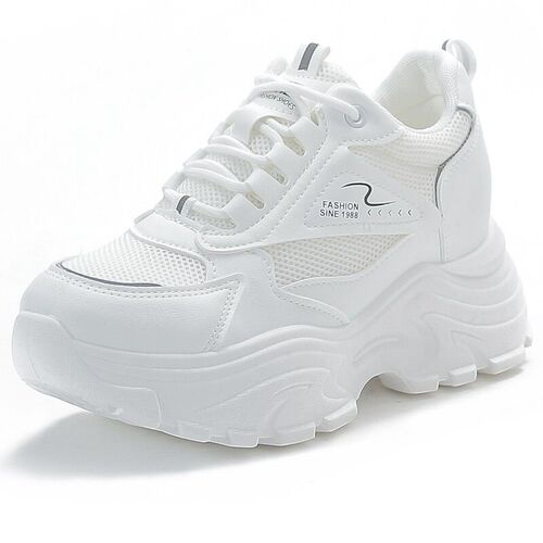 Foreign Trade Explosions High-rise White Shoes Womens All-m
