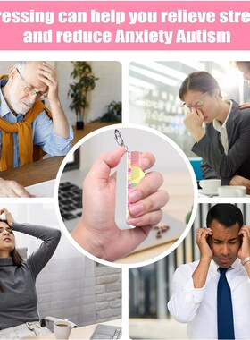 LED Keyboard Key Toy Sss Relief DIY Fidget Button Keycap Fid