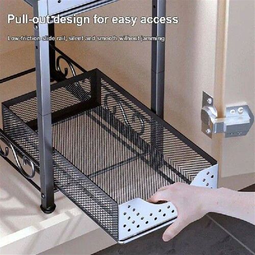 Pull Out Cabinet Organizer Multi-Purpose Cabinet Organizer