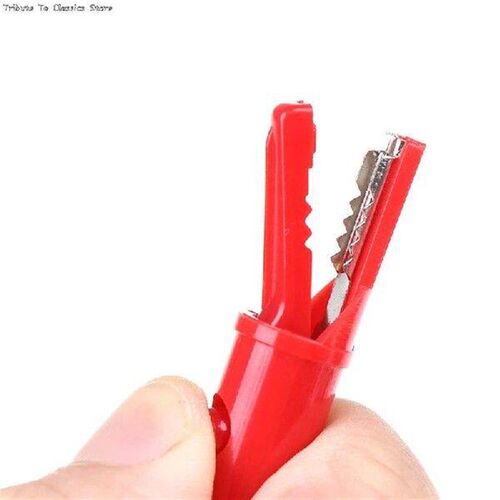 2Pcs Full Protective Alligator Clips Crocodile Clamp For