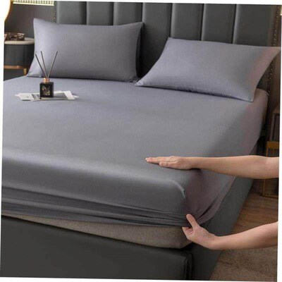 Waterproof Matss Protector Queen Bed Cover Sheets Fitted