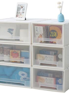 clothes locker plastic transparent chest drawer收纳箱卧室