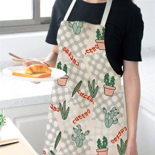 Cactus pattern For home and kitchen House cleaning Apron