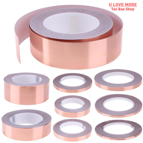 20M 25M Copper Tape Snail Adhesive EMI Shielding Conductive