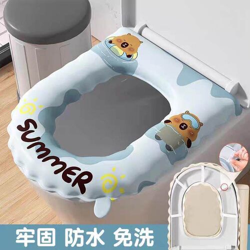 All-Season Waterproof Toilet Seat Cover for Home Use, Washab