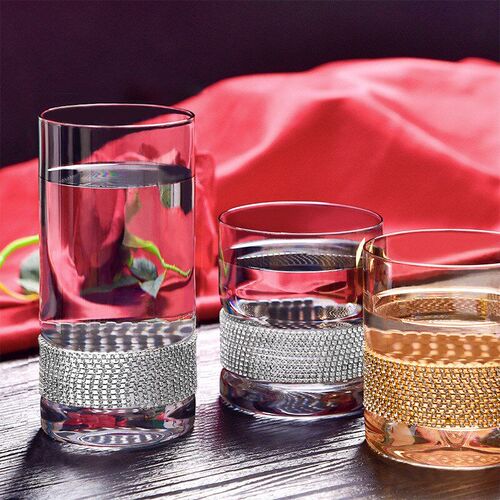 Nordic Diamond Cup Simple Style Whiskey Juice Cup with Diamo