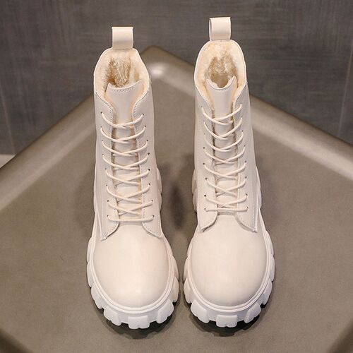 Rimocy Chunky Platform Ankle Boots for Women 2021 Autumn Win