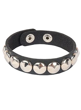 2023 PU Leather Studded Bracelet Punk Bracelet Adjustable Go