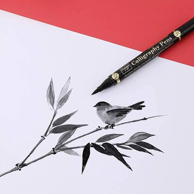 3 pcs/lot Double head Hand Lettering Pens Chinese Calligraph
