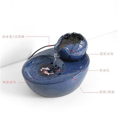 Automatic Cat Fountain Water Drinking Feeder Bowl Pet