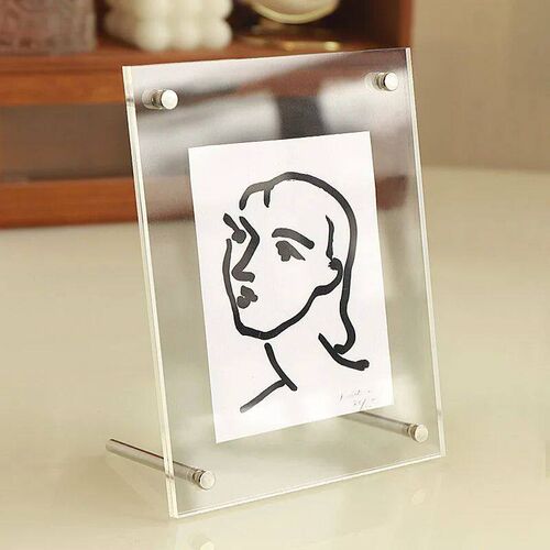 5-Inch 6-Inch 7-Inch Acrylic Frame With Double-Sided Transpa