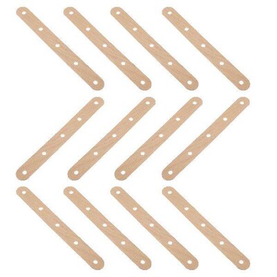 50 Pcs Holder Wicks Popsicle Sticks for Crafts Self Made