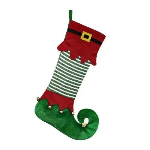 Hanging Christmas Stockings Gift Bag Boots Candy Bag Sock No