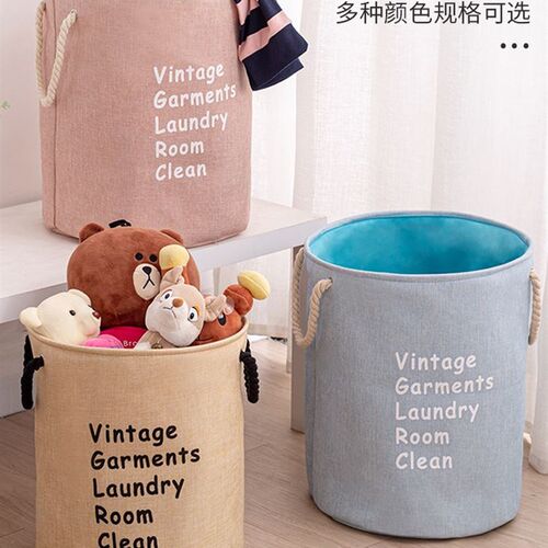 large size dirty clothes fabric basket laundry box toy bin