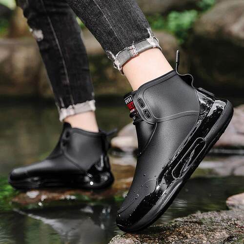 Mens Short Rain Shoes Mountain Climbing Rainforest Hiking N