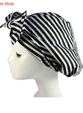 Waterproof Shower Cap Bathing Cap Thicken Elastic Bath Hat F