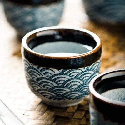 Japanese Sake Jug Wine Cup Ceramic Sake Sets Home Chinese Ba