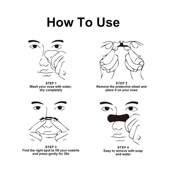 Portable Patch Nose Breathing Strips Nasal 10Pcs 100