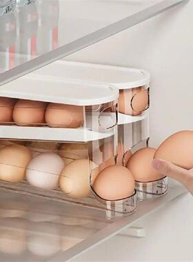 Refrigerator Egg Organizer Stackable Refrigerator Egg Tray