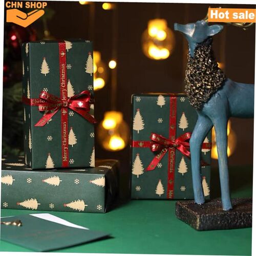 70*100cm Christmas wrapping paper Gift packing paper wrapper
