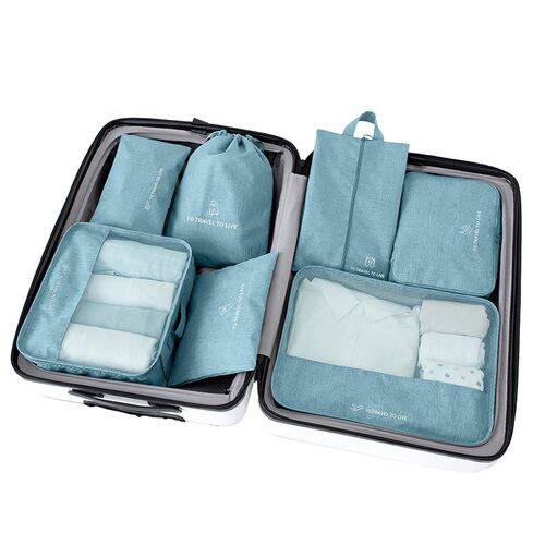 Waterproof Travel Organizer 7Piece Set Home Shoe Underwear C