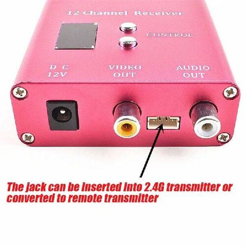 1.2G 8W High Power Wireless og Video Transmitter 12CH