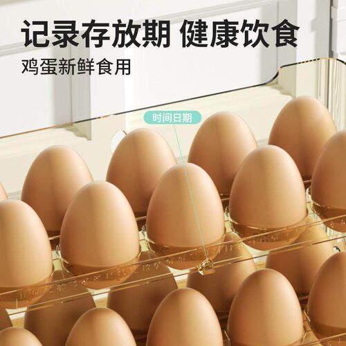 Egg Storage Box - Food-Grade PET Multi-Layer, Can Hold 30 Eg