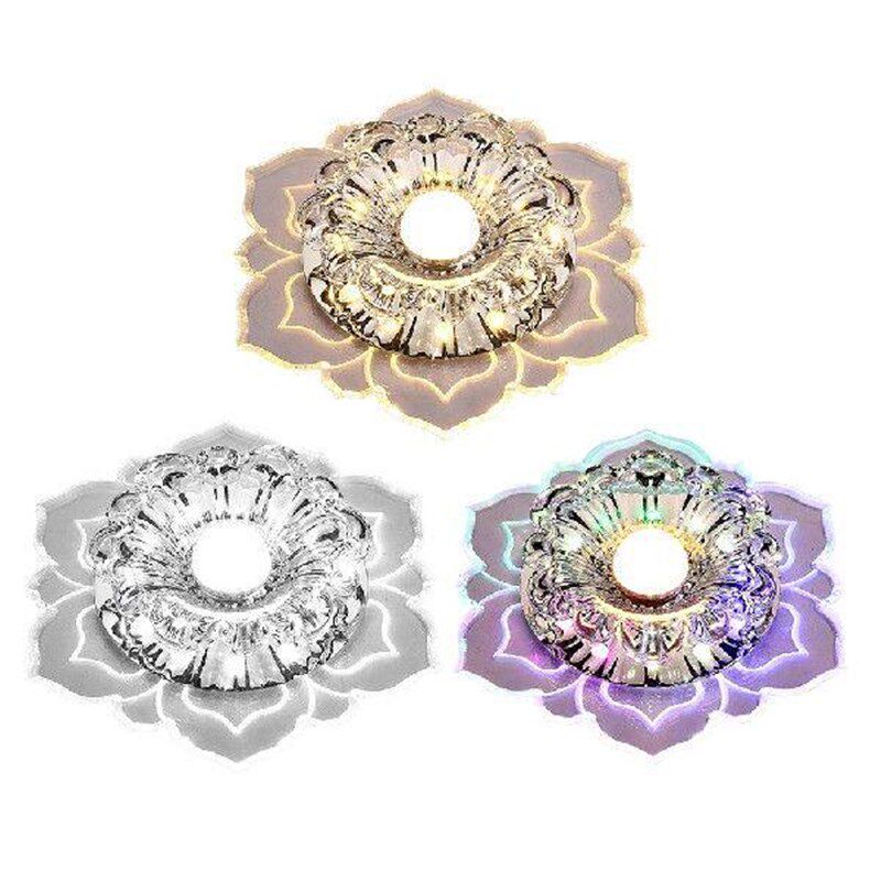 Modern LED Ceiling Light 3W Surface Mounted Crystal - 实物图