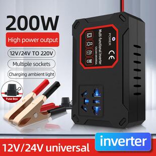 Inverseur de batterie de voiture 12v24v moto tournant 220V
