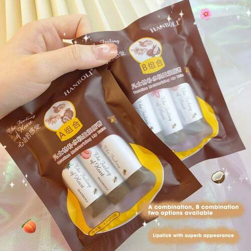 Cute Colored Lip Balm Moisturizing Lip Tint Long Lasting Wat