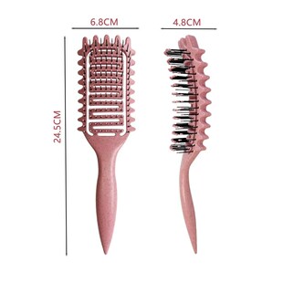 Curly Hair Brush Hollow out Curl Define Styling Brush Beard