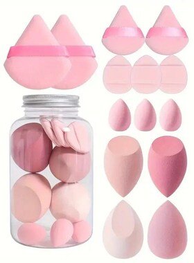 12/14Pcs Makeup Sponge Cosmetic Puff Foundation Sponges Blen