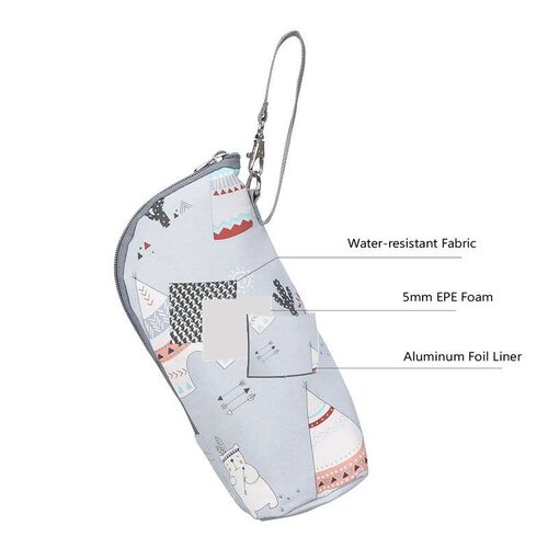 Baby Bottle Bag Portable Mother Feeding Bottle Warmer Baby F