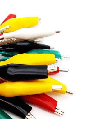 5 colors doubleended alligator clips jumper wire mini test
