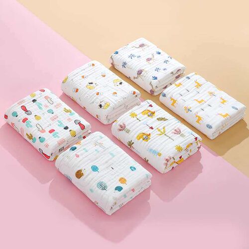 Baby Six-layer Childrens Quilt Cotton Childrens Bath Towel