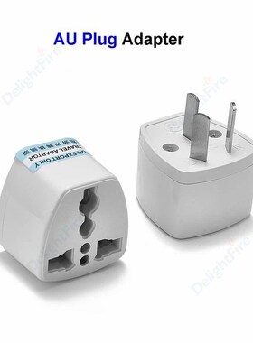 1pc Universal Plug Adapter EU European US UK To 3 / 2 Pin Au