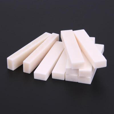 10/5/3Pcs Guitar Bass Real Blank Bone Nut for LP Folk/Classi