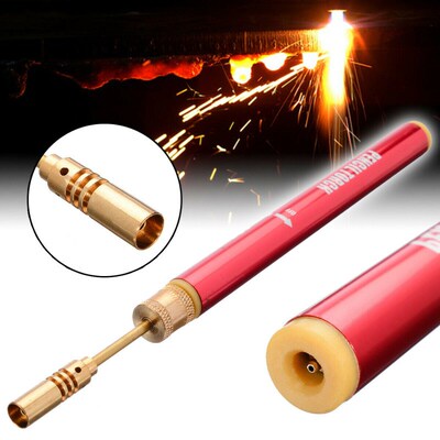 Mini Gas Blow Torch Soldering Iron Gun Butane Cordless Woole