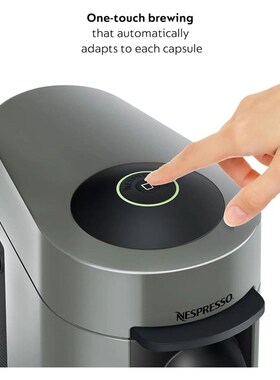 Vertuo Plus Coffee & Espresso Maker with Aeroccino Milk Frot