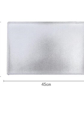 Chic Elegant Placemat PU Leather Pad Dining Table Mat Waterp