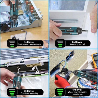 Mini Electric Screwdriver Set Cordless 3.6V Power Screwdrive