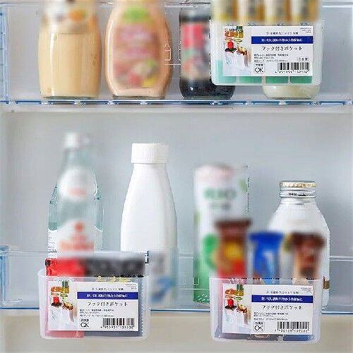 Multifunctional Fridge Sundries Storage Box Hanging
