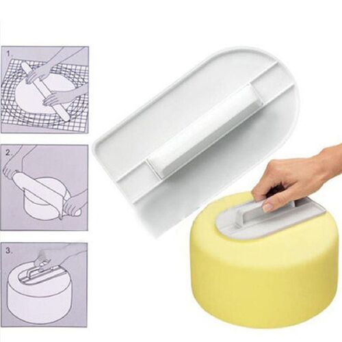 Plastic Cake Smoother Polisher Tools Flat Decorating Fondant