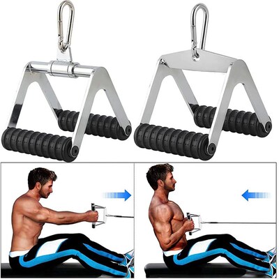 Cable Machine Attachments Tricep Rope Gym Lat Pull Down Rope