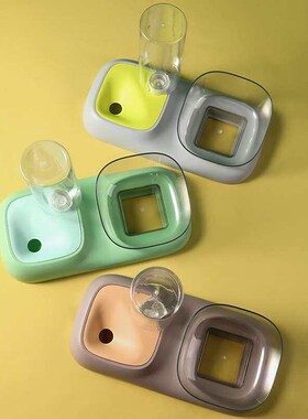 Pet bowl dog bowl cat feeder drinker automatic water refill