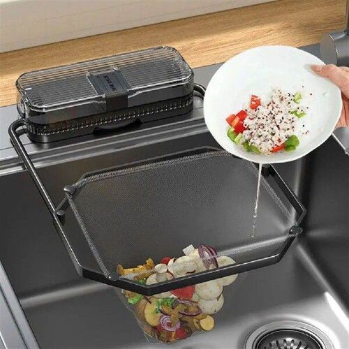 Height Adjustable Kitchen Filter Rack Multifunctional