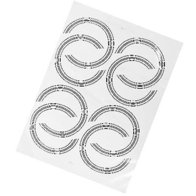 8 Pcs Soundhole Ring Stickers Self Adhesive Decorative
